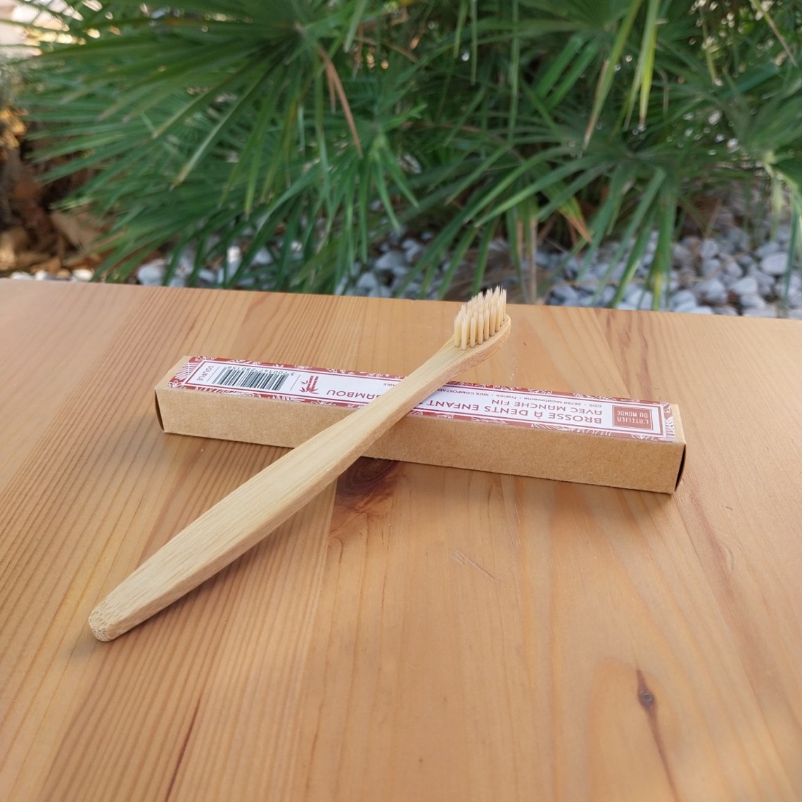 Brosse à dents enfant 100% bambou