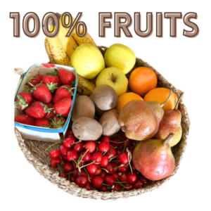 Panier 100% fruits 2/3 personnes