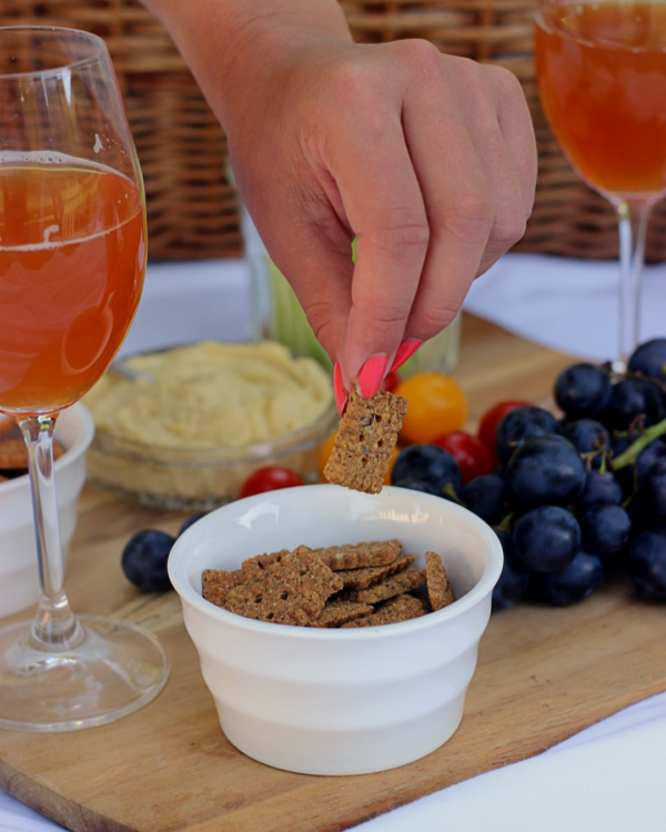 Biscuits apéritif BIO – Oignon et origan de Provence.