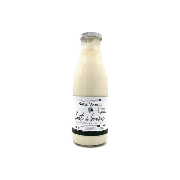 Lait de brebis stérilisé entier (75cl) NATUR'AVENIR