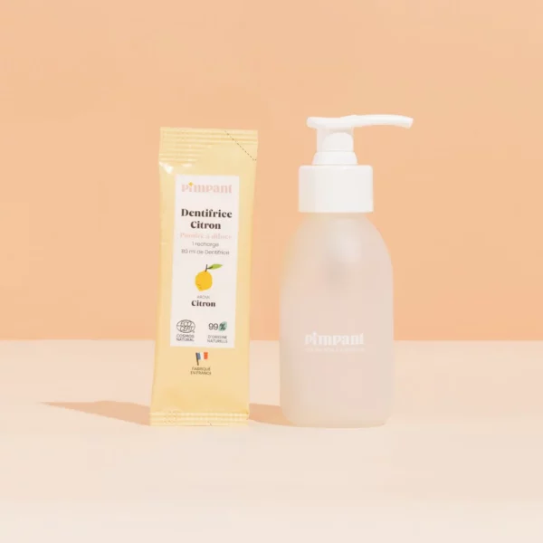 Kit découverte dentifrice naturel - Citron - PIMPANT
