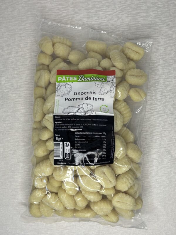 Gnocchis pomme de terre 1kg (DLC au 09/10/25)